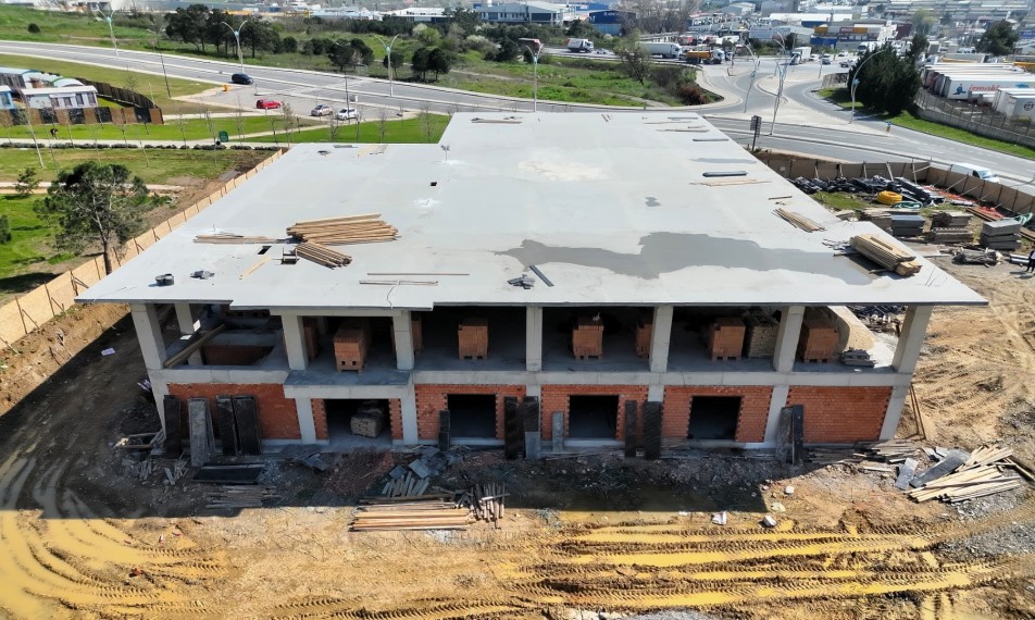 Gebze’nin Yeni İtfaiye Üssü Yükseliyor: Çalışmalarda Yüzde 60 Tamam