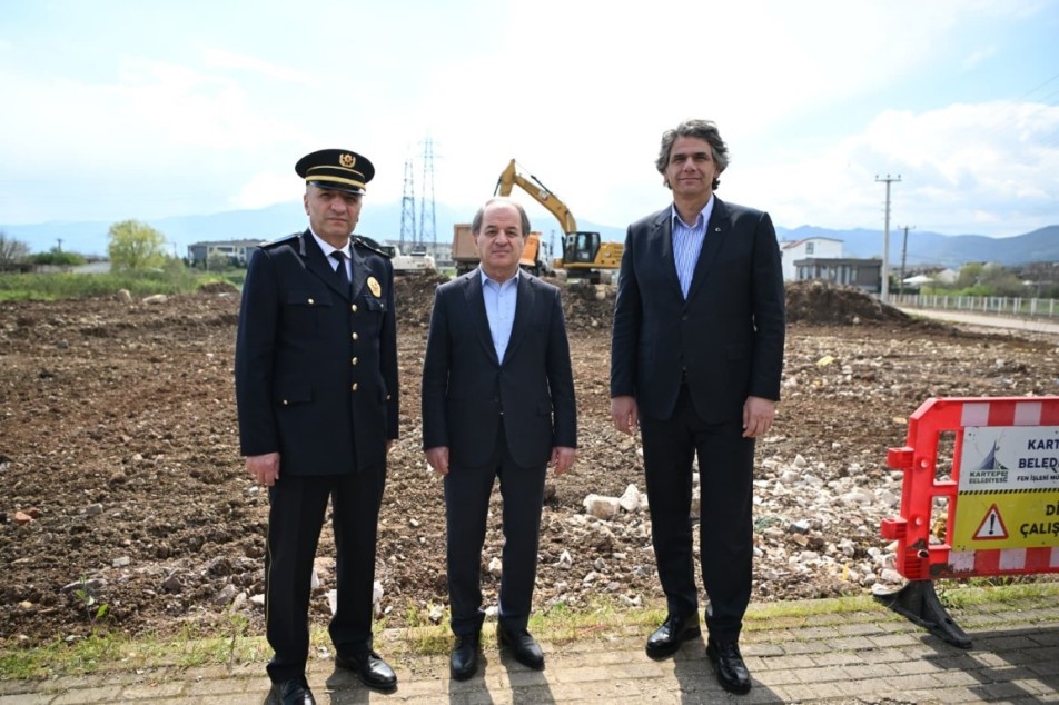 Kartepe'de Polis Merkezi Amirliği İnşaatı Başladı