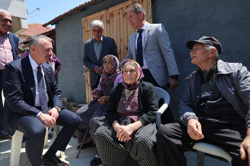 Başkan Büyükakın Balören Köyü’nü Ziyaret Etti