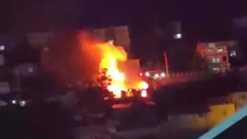Mutfak Tüpü Bomba Gibi Patladı