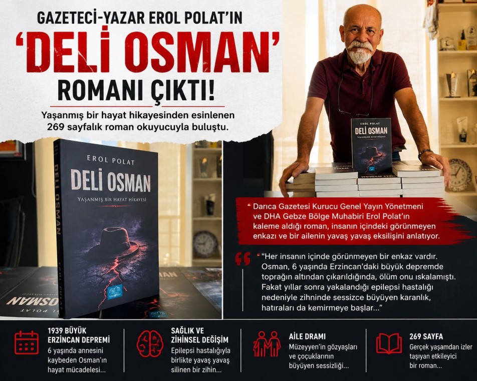 Gazeteci Erol Polat'ın "Deli Osman" Romanı Okuyucuyla Buluştu