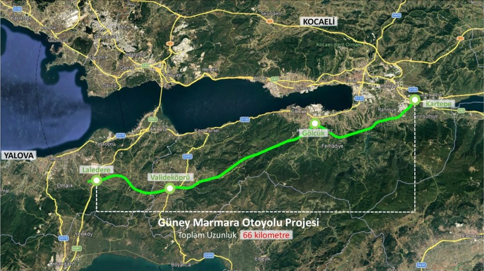 Güney Marmara’da Dev Adım: 78 Kilometrelik Kocaeli-Yalova Otoyolu Planları Onaylandı