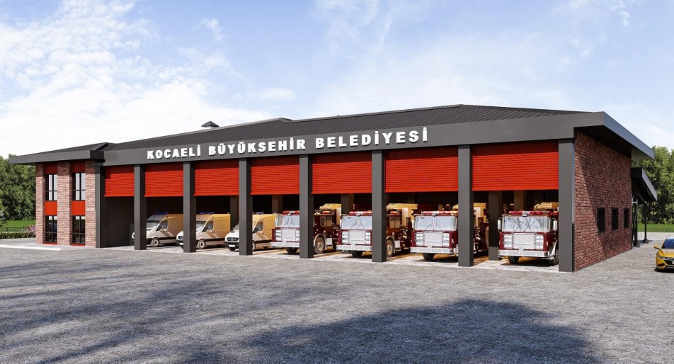 Gebze’nin Yeni İtfaiye Hizmet Binası Yükseliyor: Müdahale Hızı ve Kapasite Artacak