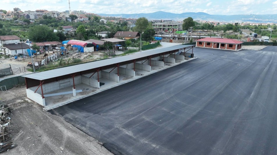 Gölcük'te Atık Getirme Merkezi İnşaatında Sona Yaklaşıldı