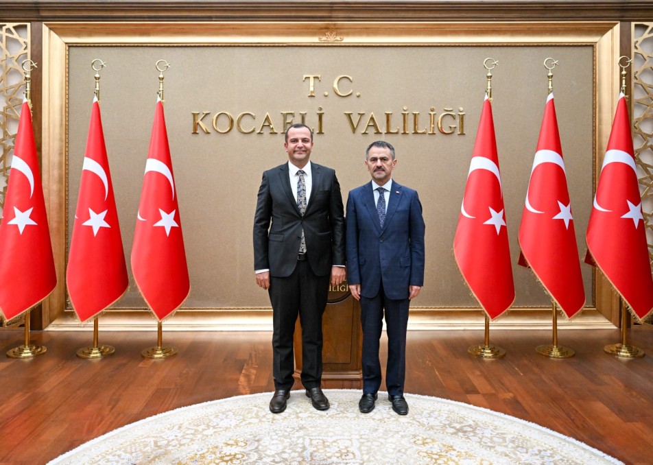Kocaeli 1. İdare Mahkemesi Başkanı Cihan Kutlu'dan Vali İlhami Aktaş'a Nezaket Ziyareti