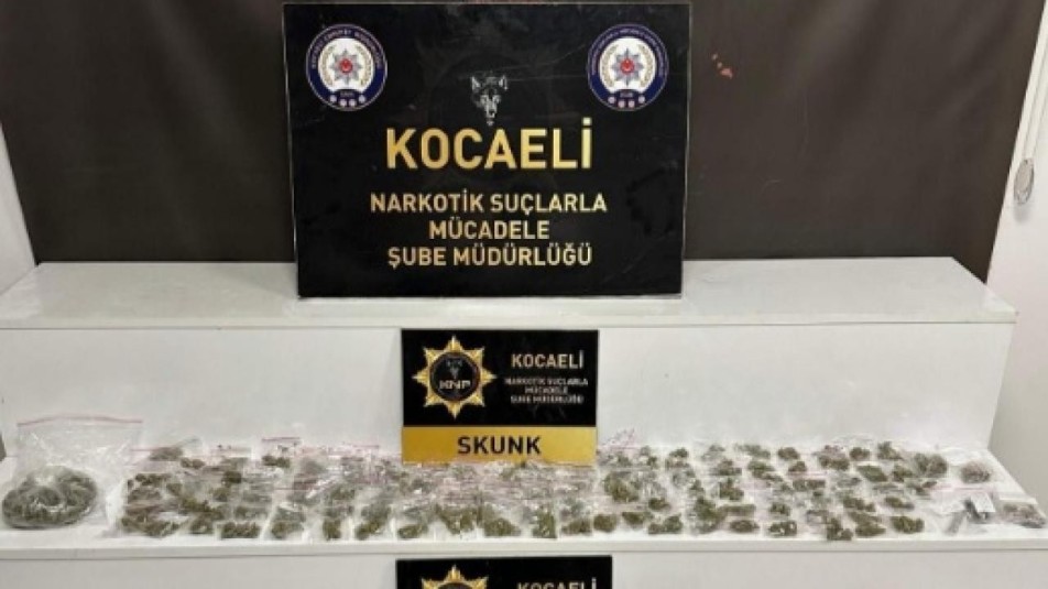 Kocaeli'de uyuşturucu operasyonu: 5 tutuklama