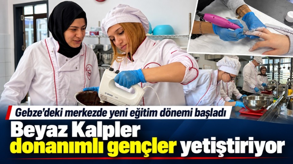 Gebze'deki merkezde yeni eğitim dönemi başladı;  Gebze Beyaz Kalpler donanımlı gençler yetiştiriyor