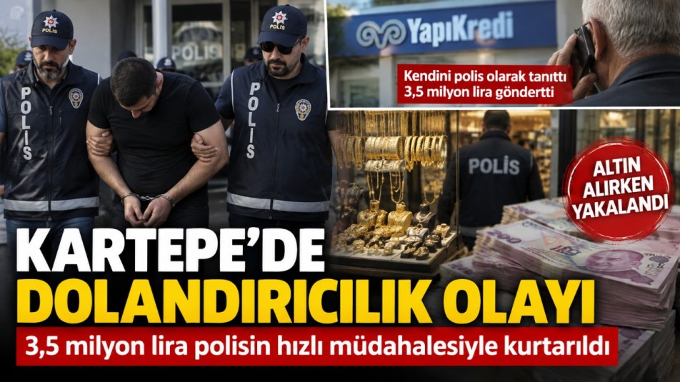 Kendini polis olarak tanıtan şüpheli, 3,5 milyon lira dolandırdı