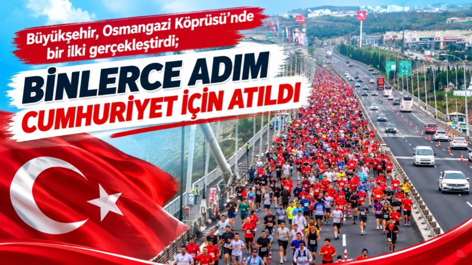 Binlerce adım Cumhuriyet için atıldı