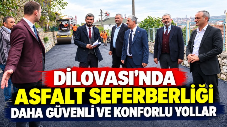 Dilovası Belediyesi, ilçe genelinde başlattığı asfalt çalışmalarını aralıksız sürdürüyor