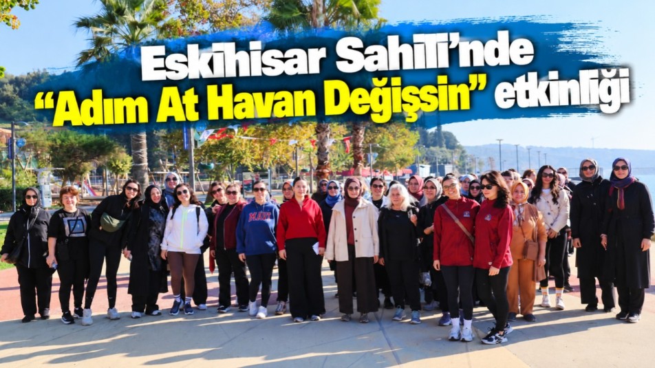 Eskihisar Sahili'nde "Adım At Havan Değişsin" etkinliği