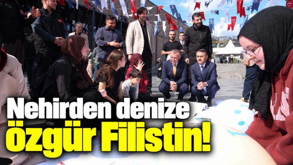 "Nehirden denize özgür Filistin!"