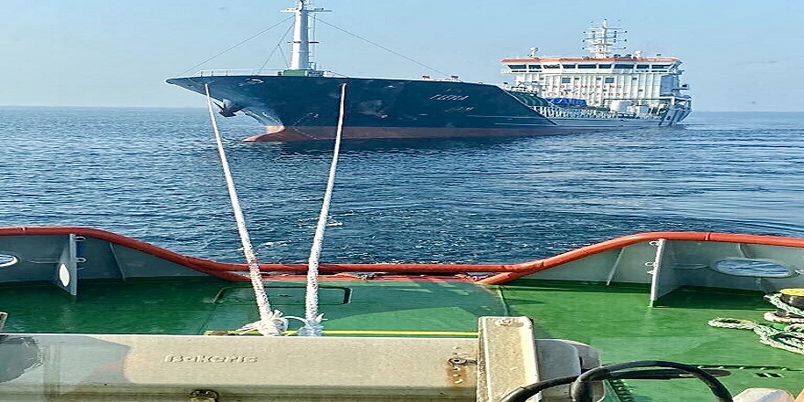 Kocaeli'de Arızalanan tankeri Kıyı Emniyeti ekipleri kurtardı