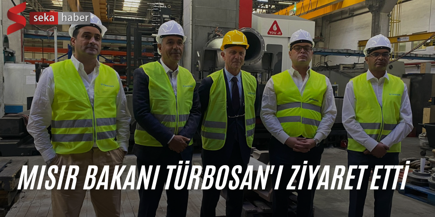 Mısır Bakanı Türbosan'ı ziyaret etti