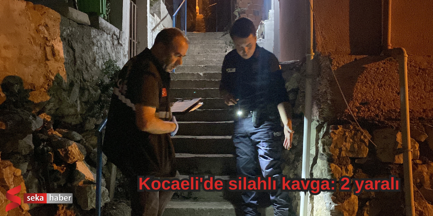 Kocaeli'de silahlı kavga: 2 yaralı