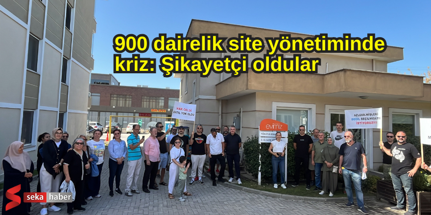 900 dairelik site yönetiminde kriz: Şikayetçi oldular