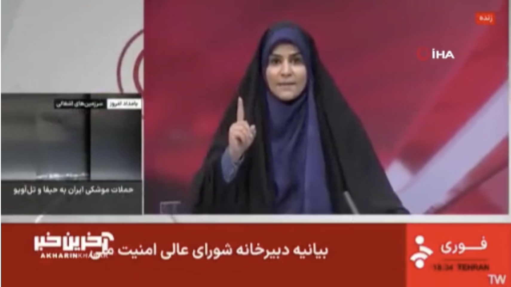 İsrail, Canlı Yayın Esnasında İran Devlet Televizyonunu Vurdu!