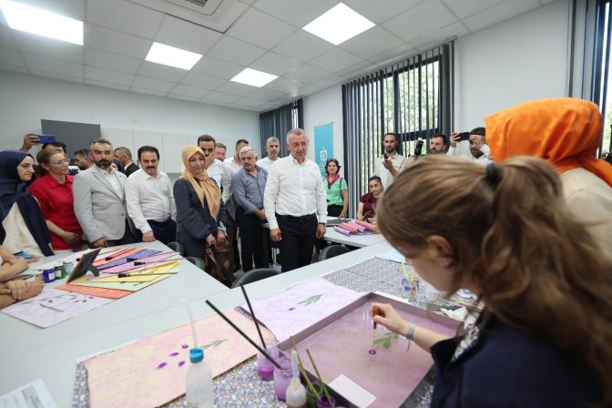 Büyükakın: “Burada çocuklarımız iyilikle yetişiyor”