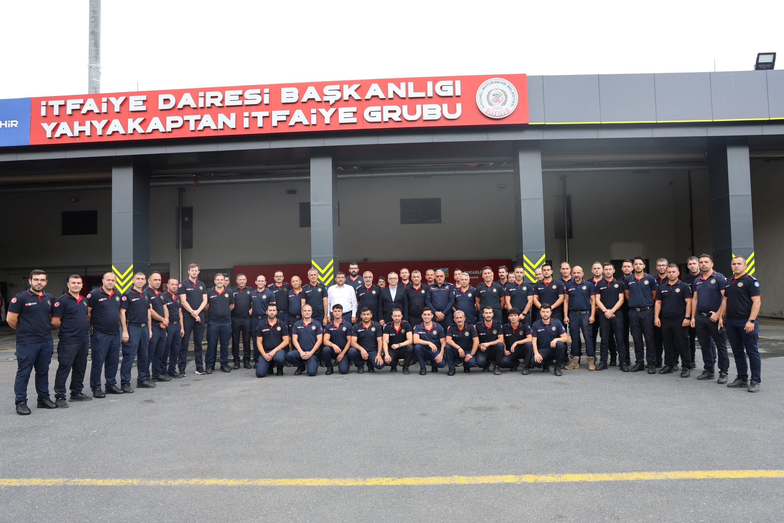Yangın kahramanlarına moral desteği