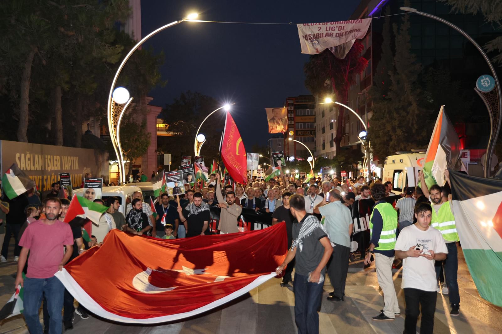 Gebzeliler, Gazze’deki zulme karşı tek yürek oldu