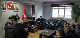 Yeniden Refah’tan Saadet Partisi İlçe Teşkilatına Tebrik Ziyareti