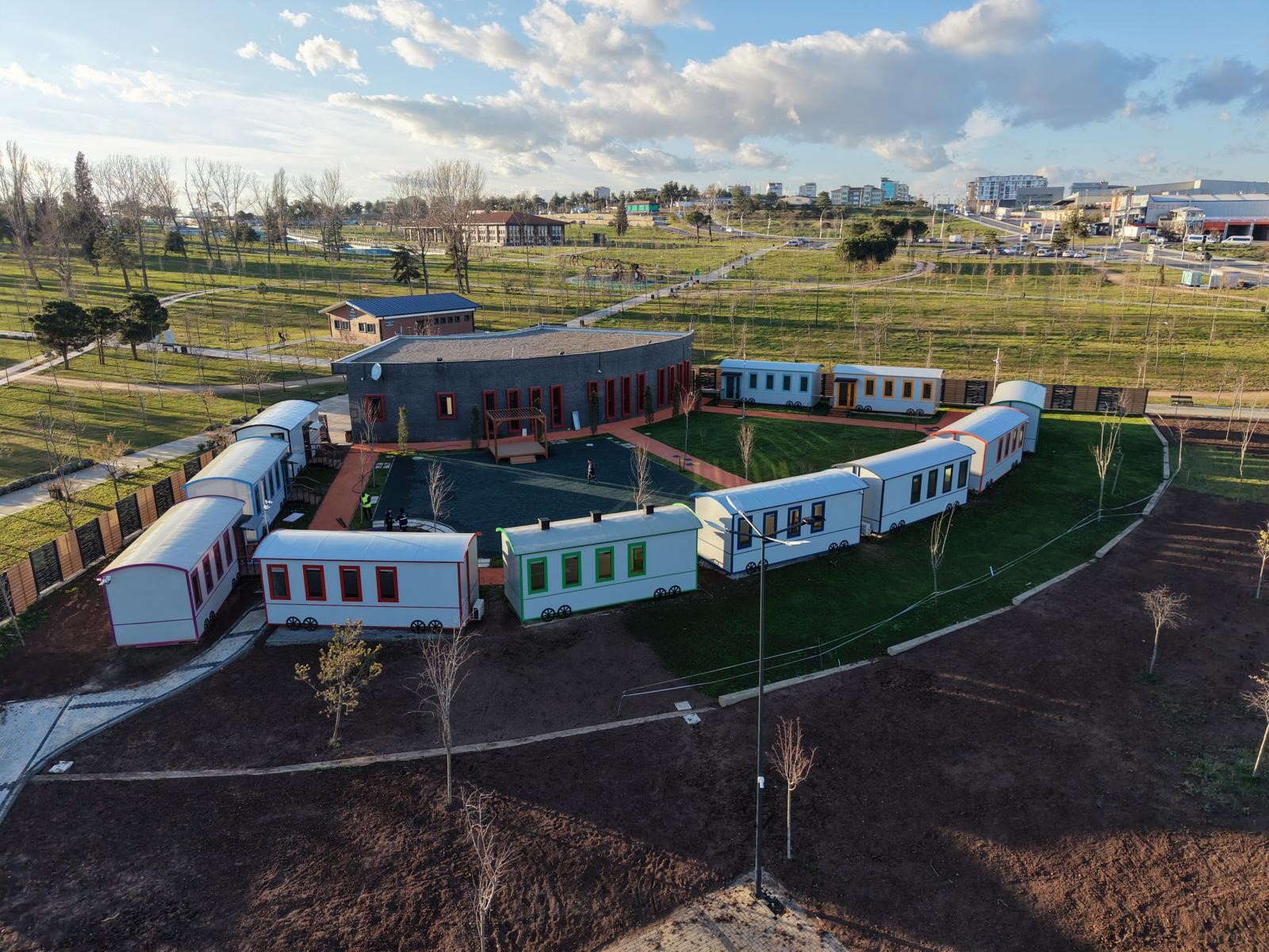 Gebze Lokomotif Çocuk Köyü’nde çalışmalar bitme noktasında