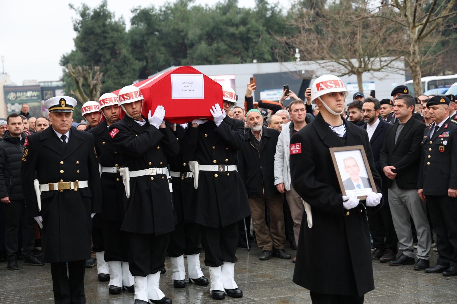 Kıbrıs gazisi Hasan Yavaş Gebze’de askeri törenle defnedildi