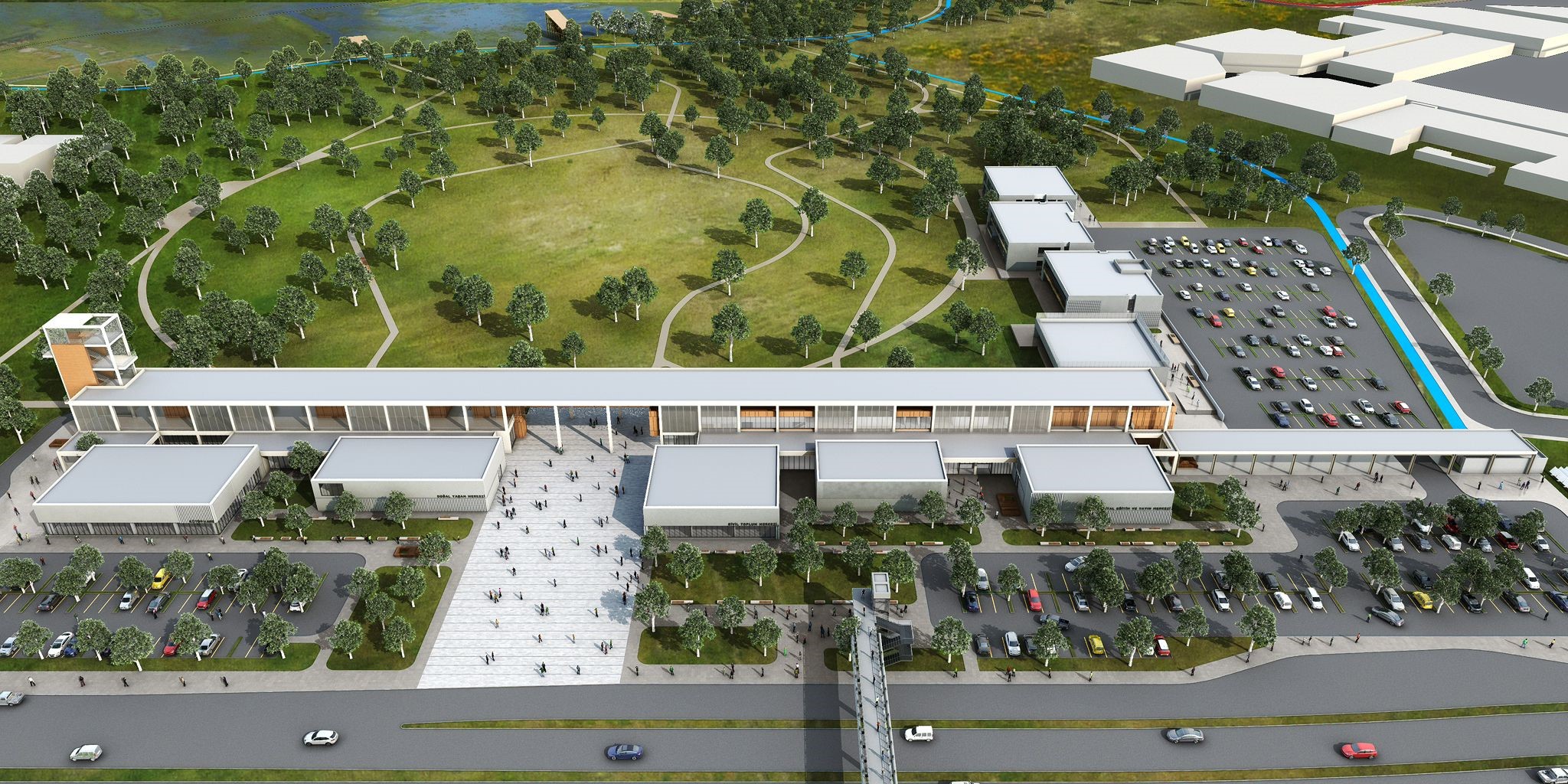 Kocaeli Sosyal Yaşam Merkezi Yükseliyor: Çelik Yapılar ve Altyapı Şekilleniyor