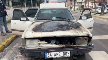 Seyir Halindeki Otomobil Alevlere Teslim Oldu