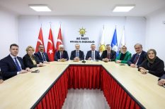 Cumhurbaşkanı Erdoğan ile Video Konferans Bayramlaşması