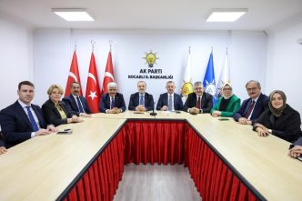 Cumhurbaşkanı Erdoğan ile Video Konferans Bayramlaşması